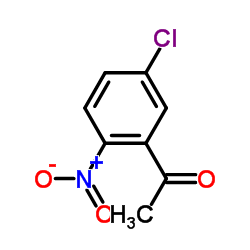 1-(5-氯-2-硝基)苯乙酮结构式