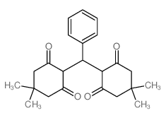 1,3-Cyclohexanedione,2,2'-(phenylmethylene)bis[5,5-dimethyl-结构式