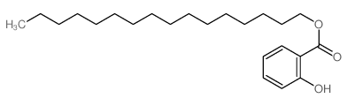 Benzoic acid,2-hydroxy-, hexadecyl ester结构式