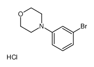 4-(3-Bromophenyl)morpholine, HCl Structure