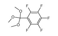 1,2,3,4,5-pentafluoro-6-(trimethoxymethyl)benzene Structure
