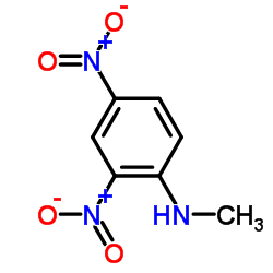 N-甲基-2,4-二硝基苯胺结构式