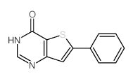 6-苯基-4-羟基噻吩并[3,2-d]嘧啶结构式