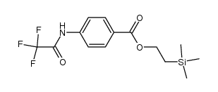 2-(trimethylsilyl)ethyl 4-(2,2,2-trifluoroacetamido)benzoate Structure