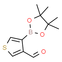 3-Formylthiophene-4-boronic acid pincol ester Structure