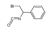 (2-bromo-1-isocyanato-ethyl)-benzene结构式