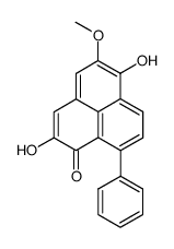 2,6-Dihydroxy-5-methoxy-9-phenyl-1H-phenalen-1-one Structure