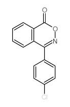 1H-2,3-Benzoxazin-1-one,4-(4-chlorophenyl)- Structure