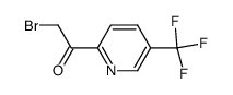 2-bromo-1-(5-(trifluoromethyl)pyridin-2-yl)ethan-1-one Structure