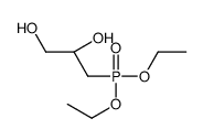 (2R)-3-diethoxyphosphorylpropane-1,2-diol结构式