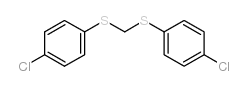 1-chloro-4-[(4-chlorophenyl)sulfanylmethylsulfanyl]benzene Structure