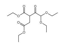 diethoxyacetyl-succinic acid diethyl ester Structure