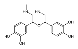 bis-[1-(3,4-dihydroxy-phenyl)-2-methylamino-ethyl]-ether结构式