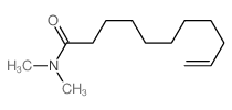 10-Undecenamide,N,N-dimethyl- Structure