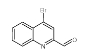 4-溴喹啉-2-甲醛结构式