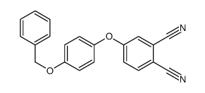 4-(4-phenylmethoxyphenoxy)benzene-1,2-dicarbonitrile结构式