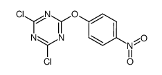 2,4-dichloro-6-(4-nitro-phenoxy)-[1,3,5]triazine结构式