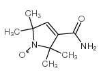 3-氨基甲酰-2,2,5,5-四甲基-3-吡咯啉-1-氧基结构式