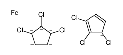 iron,1,4,5-trichlorocyclopenta-1,3-diene,1,2,3-trichlorocyclopentane Structure
