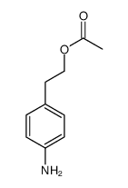 2-(4-aminophenyl)ethyl acetate Structure