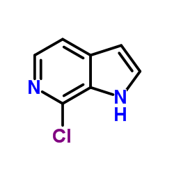 7-氯-1H-吡咯[2,3-C]吡啶结构式