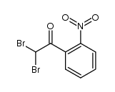 2,2-dibromo-1-(2-nitro-phenyl)-ethanone结构式