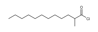 2-methyl-dodecanoyl chloride Structure