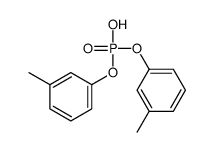 bis(3-methylphenyl) hydrogen phosphate Structure