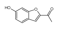 1-(6-hydroxy-benzofuran-2-yl)-ethanone结构式