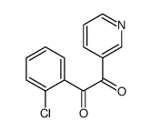 1-(2-chlorophenyl)-2-pyridin-3-ylethane-1,2-dione结构式