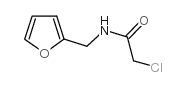 2-氯-N-呋喃甲基乙酰胺结构式