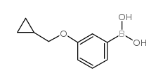 3-(Cyclopropylmethoxy)phenylboronic acid Structure