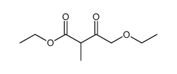 ethyl 4-ethoxy-2-methyl-3-oxobutanoate结构式