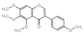 Irisolidone, methyl ether Structure
