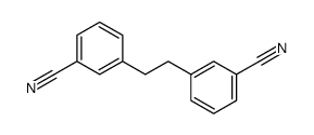 1,2-bis(3-cyanophenyl)ethane Structure