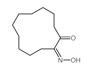 alpha-Ketocyclododecanone oxime Structure