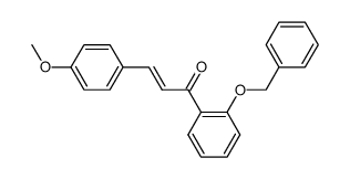 1-(2-(benzyloxy)phenyl)-3-(4-methoxyphenyl)prop-2-en-1-one Structure