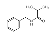 N-benzyl-2-methyl-propanamide结构式