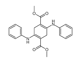 dimethyl 2,5-dianilinocyclohexa-1,4-diene-1,4-dicarboxylate结构式