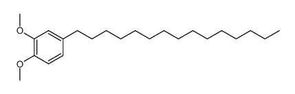 1,2-dimethoxy-4-pentadecylbenzene Structure