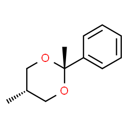 1,3-Dioxane,2,5-dimethyl-2-phenyl-,cis-(9CI) Structure