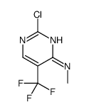 2-chloro-N-methyl-5-(trifluoromethyl)pyrimidin-4-amine Structure