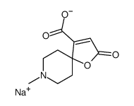 sodium,8-methyl-2-oxo-1-oxa-8-azaspiro[4.5]dec-3-ene-4-carboxylate Structure