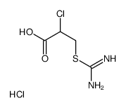 3-[(氨基亚氨基甲基)硫代]-2-氯丙酸盐酸盐结构式