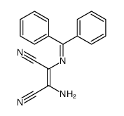 2-amino-3-(benzhydrylideneamino)but-2-enedinitrile Structure