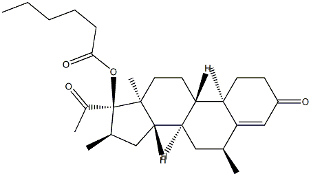 6α,16α-Dimethyl-17-[(1-oxohexyl)oxy]pregn-4-ene-3,20-dione picture