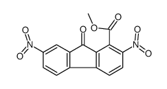 methyl 2,7-dinitro-9-oxofluorene-1-carboxylate结构式