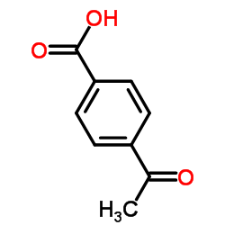4-乙酰基苯甲酸结构式