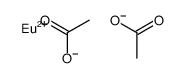 europium(2+) acetate Structure