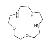 1,4-dioxa-7,10,13-triazacyclopentadecane Structure